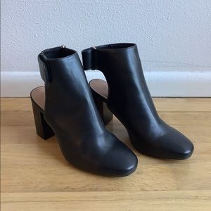 Black spring booties